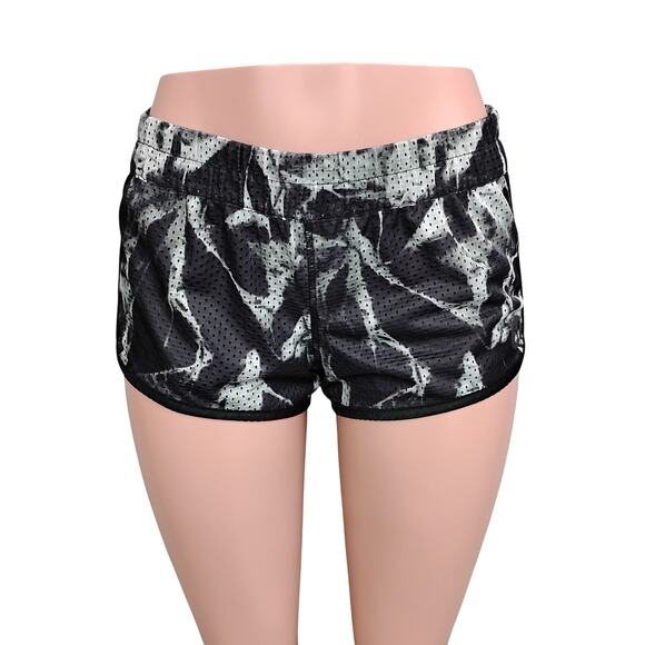 Hurley Running Shorts Size Medium Black and Gray Laser Perforated Fully Lined - Picture 1 of 9